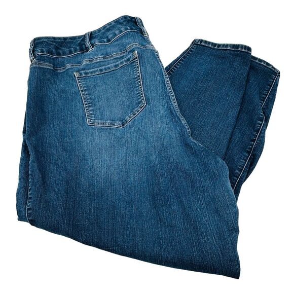 TORRID Super Soft Jeggings High Rise Dark Wash Womens Size 22 Short 22S Blue EUC - Picture 1 of 6